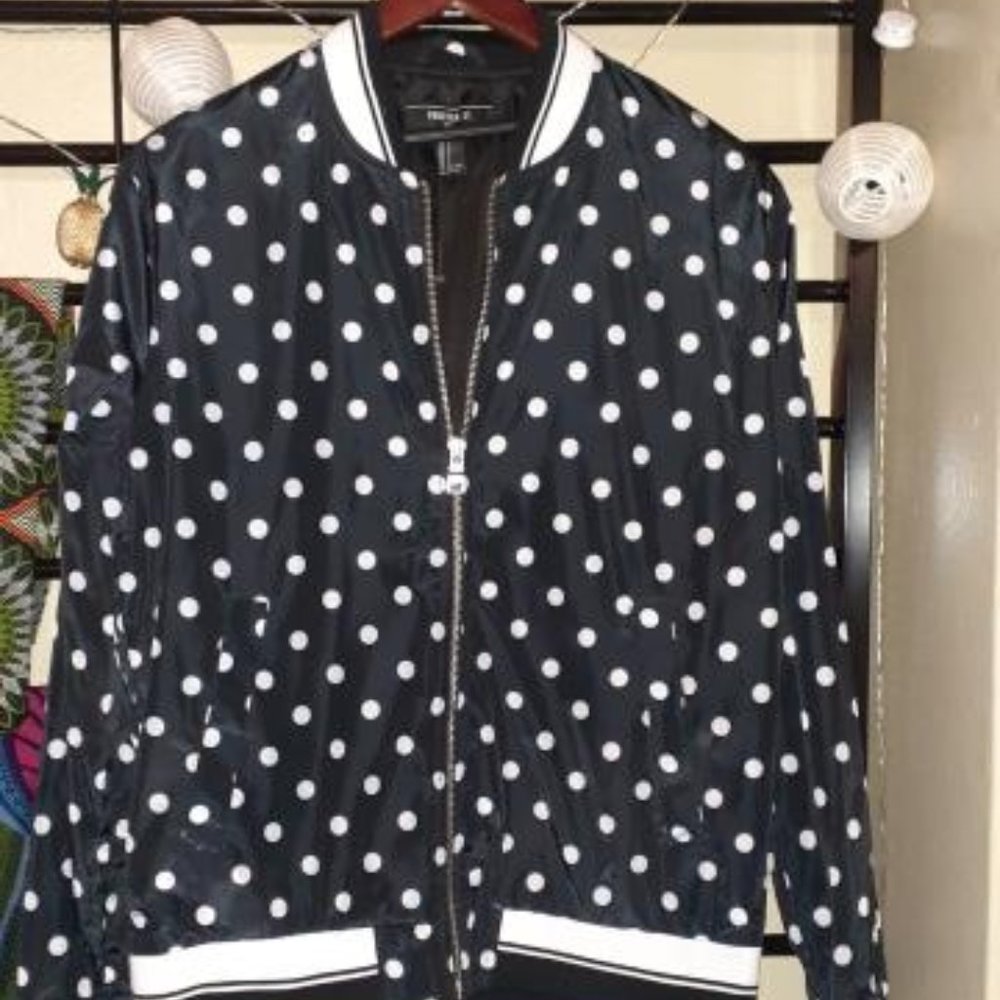 size small polka dot jacket